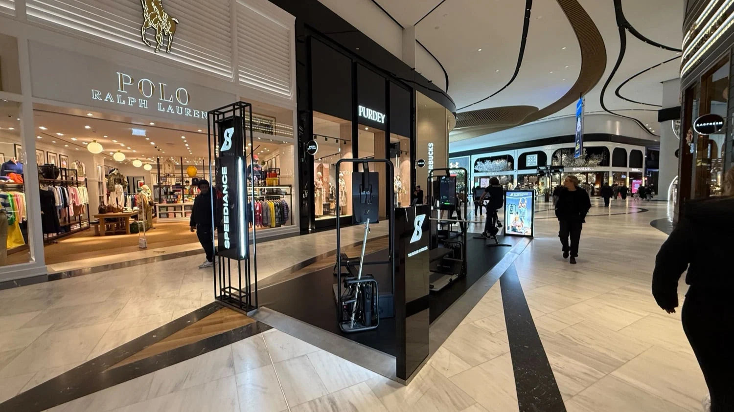 L’espace de démonstration Speediance dans Westfield Mall of the Netherlands