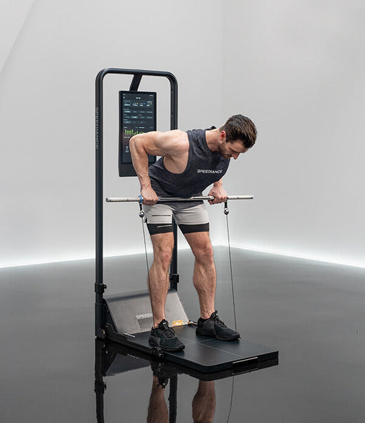 Rowing barre buste penché